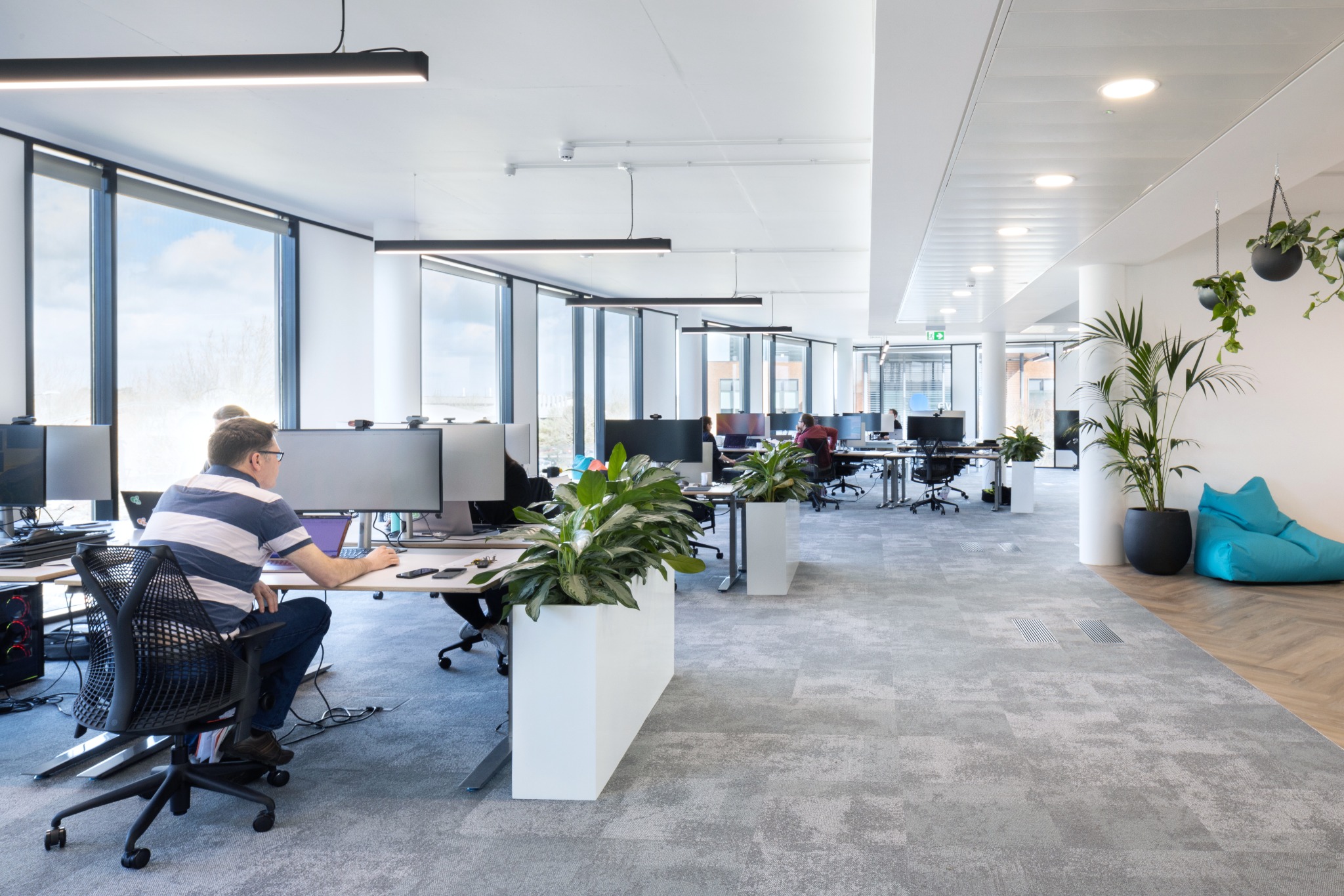 Living Optics open-plan workplace
