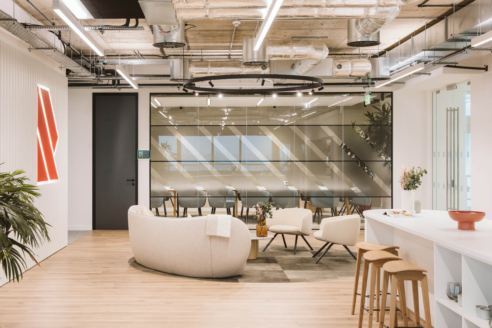 Recordati open-plan workplace